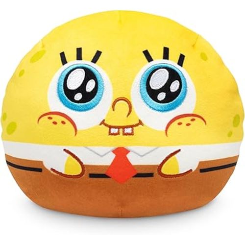 TeeTurtle Spongebob Squarepants 6" Reversible Plushie - Spongebob Squarepants and Gary The Snail - Bikini Bottom Buddies Amazon Exclusive - Cute Kawaii Soft Stuffed Animal