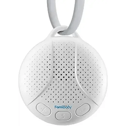 Portable Sound Machine for Baby - White Noise Machine with Night Light for Nursery | 16 Soothing Sounds | Shush | Travel | Registry Gift | Sleep Soother | Baby Shower