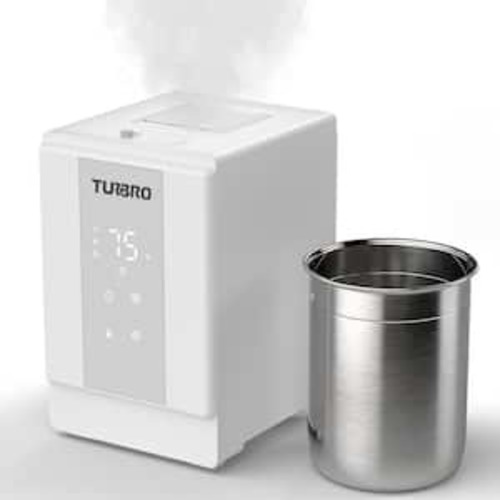 4L/1 Gal. 304 Stainless Steel Steam Humidifier w/Tank, Warm Mist, 500 mL/h Output, Dishwasher Safe, Easy to Clean, GLS04