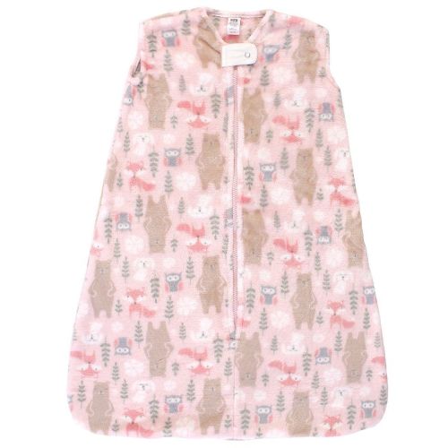 Hudson Baby Infant Girl Plush Sleeping Bag, Sack, Blanket, Girl Forest