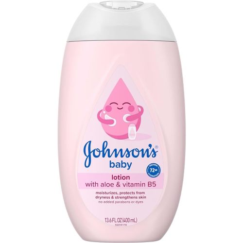 Johnson's Baby Lotion with Coconut Oil, Aloe Vera & Vitamin B5, 13.6 fl oz