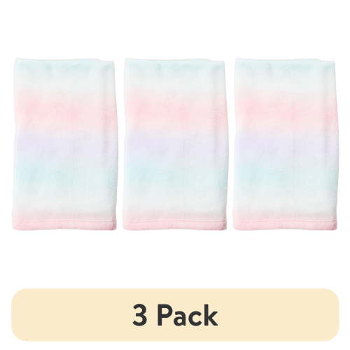 (3 pack) Parent's Choice Ombre Plush Blanket, 30" x 36"
