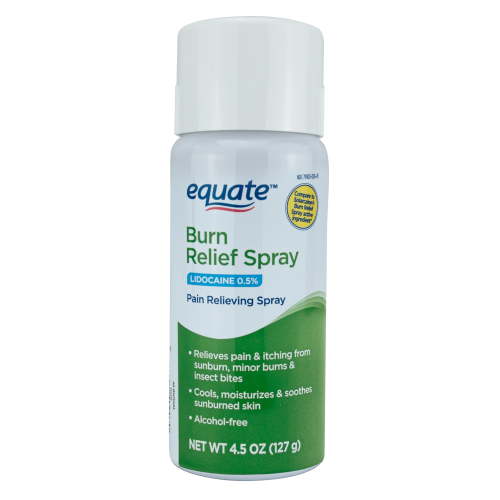 Equate Burn Relief Spray, 4.5 oz HSA/FSA Eligible