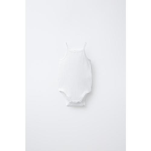 THREE-PACK OF STRAPPY BODYSUITS - White | ZARA United States