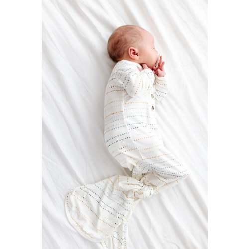 Conrad Knotted Gown: 3-6 months