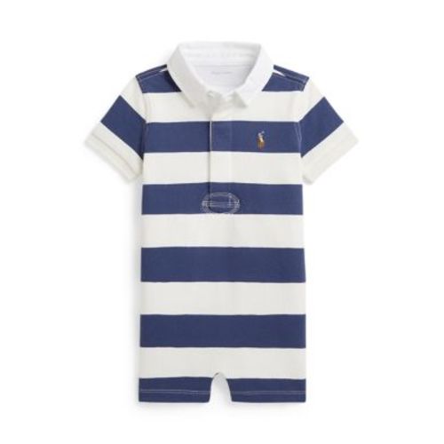 Baby Boy Striped Cotton Rugby Shortall