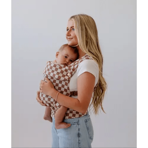 The Monarch Baby Carrier - Mocha Check – Mabē