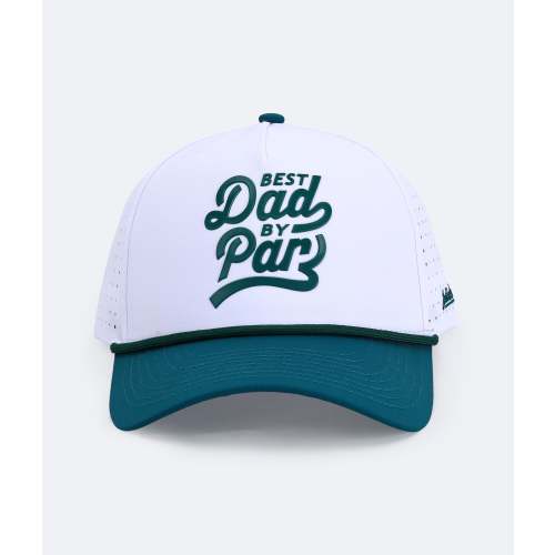 Best Dad By Par Hat White