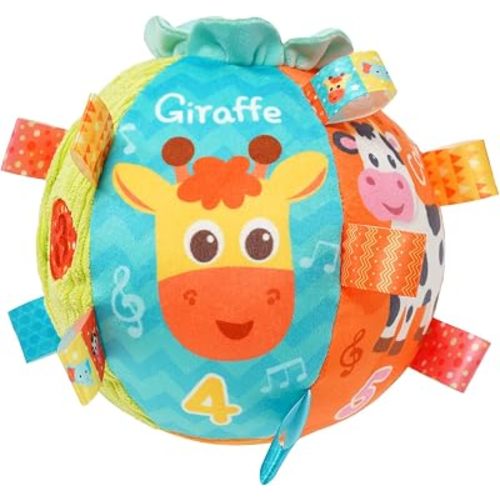Koty Baby Musical Crawling Ball with 7 Sounds & Songs, Toys for 1 Year Old Boys & Girls, Baby Toys 6-12+ Months,Farm Animal Theme, Soft Plush, Gift for Toddlers 6-12+ Months