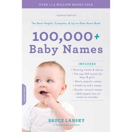 100000+ Baby Names the Most Helpful Complete & Up to Date Name Book | Powell's Books