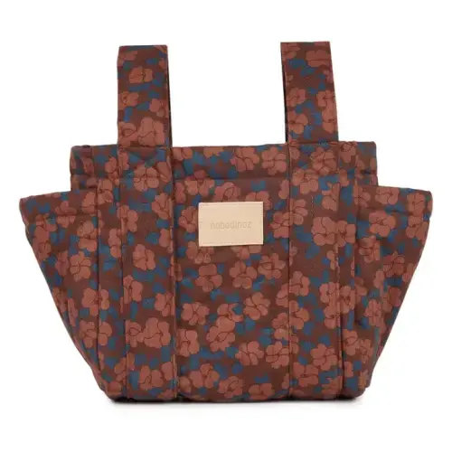 Stroller organizer Hyde Park Maroon Poppies | Brick red