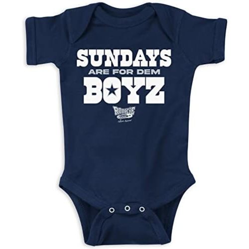Sundays are for Dem Boyz Baby Apparel for Dallas Football Fans (NB-7T)