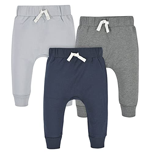 Gerber Baby Boys' Toddler 3-Pack Jogger Pants