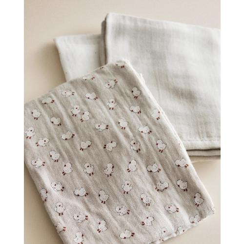 BABY CHICK MUSLIN CLOTHS (PACK OF 3)