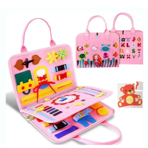 Busy Board Sticker Book Montessori Toddler Toys Preschool Learning Activities Sensory Toys Quiet Book Birthday Gift