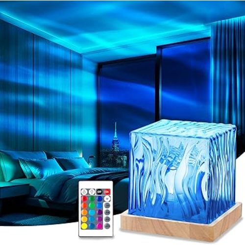 Northern Lights Projector, Aurora Light Projector Luminorthe Cube Lamp Mood Ambient Lighting with 16 Colors and Aurora Drift Effects for Room Decor Teen Girl Gifts Classroom