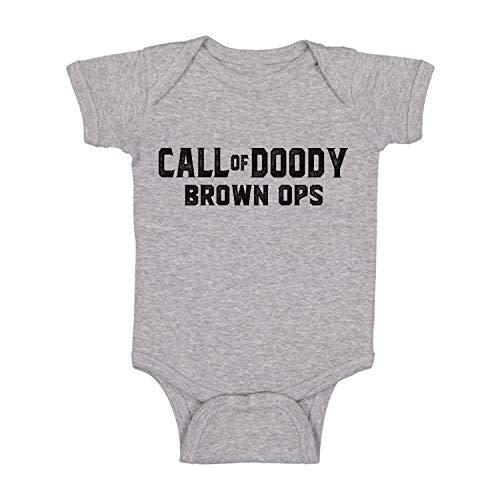 Call Of Doody Brown Ops - Funny Baby Essentials Bodysuit - Baby Outfit Funny Newborn Clothes