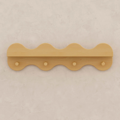 Babyletto Kids Lido Wave Bookshelf with Hooks