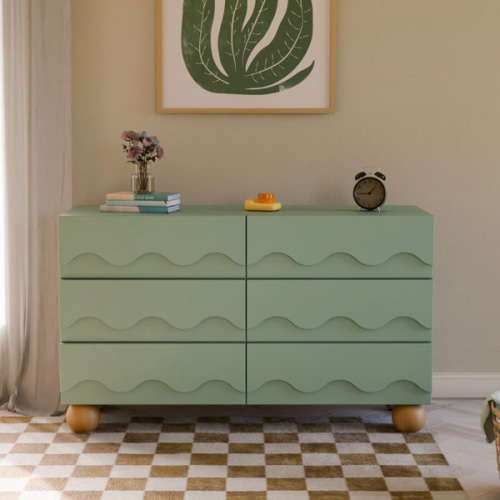 Babyletto Kids Lido Wave 6-Drawer Assembled Dresser