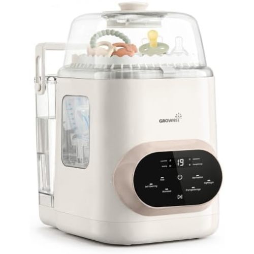 GROWNSY EaseClean Pro Bottle Washer & Sterilizer & Dryer, Visible Cleaning