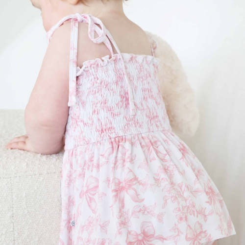 Smocked Twirl Bodysuit | Fancy Frills
