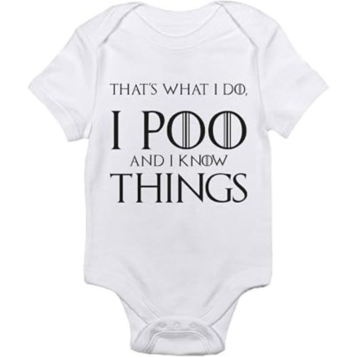 T-Rex Apparel "That's What I Do, I Poo and I Know Things Game of Thrones