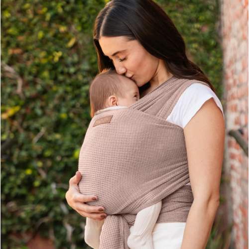Waffle Knit Wrap - Sandstone