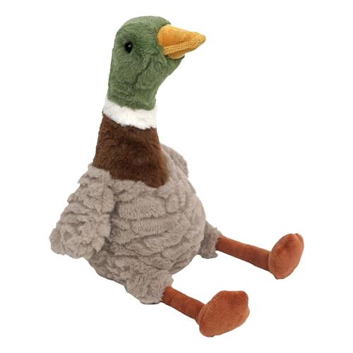 MON AMI River Mallard Duck 13-Inch Stuffed Animal, Soft Duck Plush Toy | duck stuffed animal, soft duck plush build, farmyard playtime companion, nursery décor accent, all-ages boys and girls gift