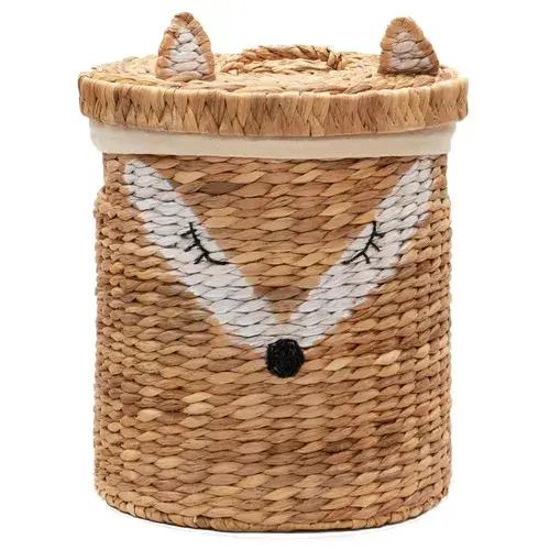 Bilbi Basket With Lid Fox Large | Baby Bunting AU