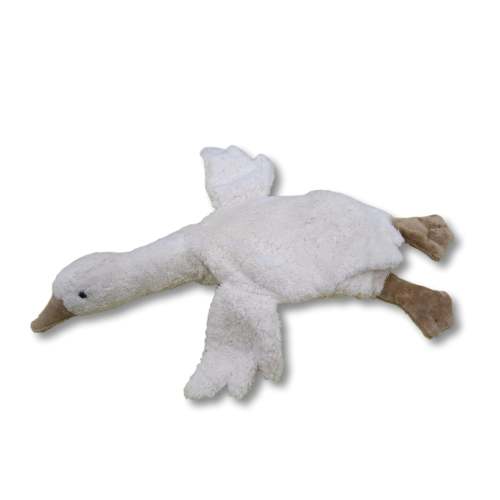 Senger Organic Cotton Goose Warming Pillow- White (Small 15")
