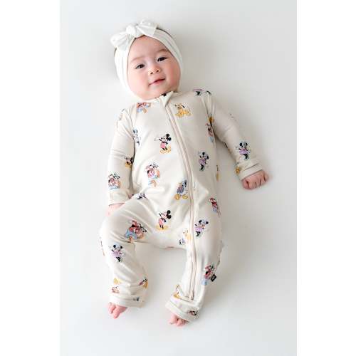 Zippered Romper in Mickey Mouse and Friends – Kyte Baby