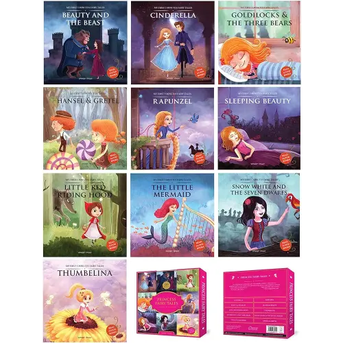 Princess Fairy Tales Boxset: A Set of 10 Classic Children Fairy Tales (Abridged and Retold)