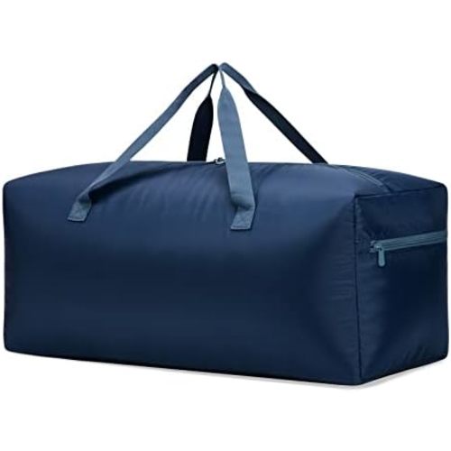 iFARADAY Foldable Duffel Bag, 30 inch / 75L, Navy Blue