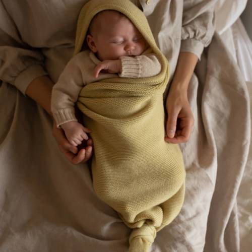 Merino Wool Cocoon - Light Yellow