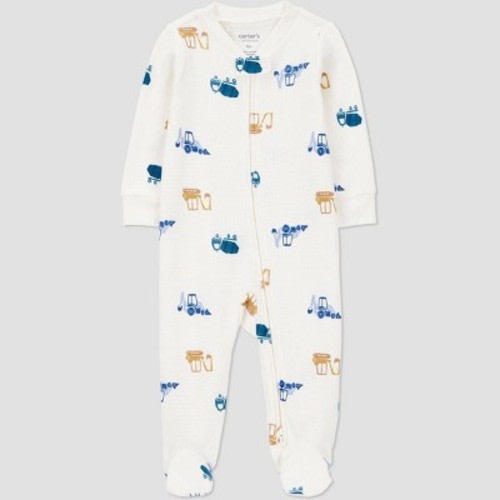 Carter's Just One You® Baby Boys' Cars Printed Sleep N' Play - Cream Newborn
