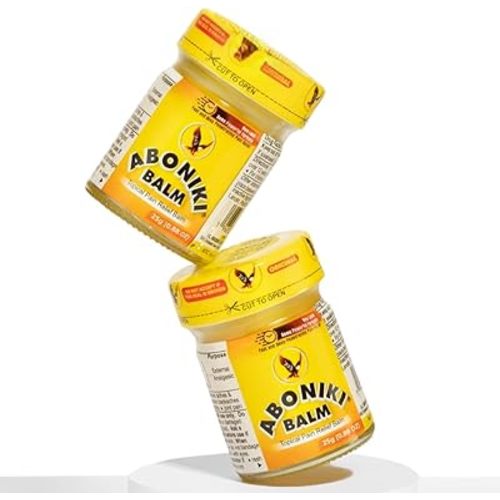 Aboniki Balm (2 Plastic Jars) – Powerful Topical Pain Relief Balm for Sore Muscles & Joints | Anti-Inflammatory Muscle Rub for Lower Back, Knee, Neck & Shoulder |Soothing Relief for Stiffness & Cramps