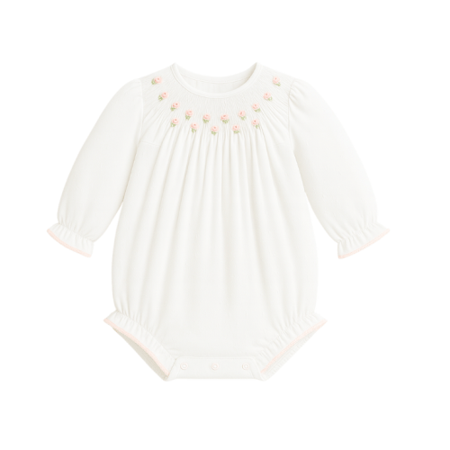 Tiny Trellis | Long Sleeve Bubble – Baby Dunn