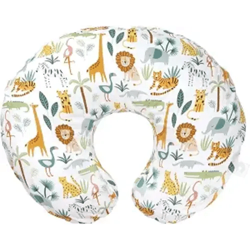 Boppy Nursing Pillow Cover, Colorful Wildlife, Cotton Blend, Fits The Original Support for Breastfeeding, Bottle Feeding, and Bonding, Cover Only, Sold Separately