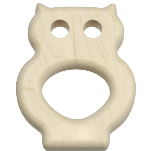 Wooden Owl Baby Teether
