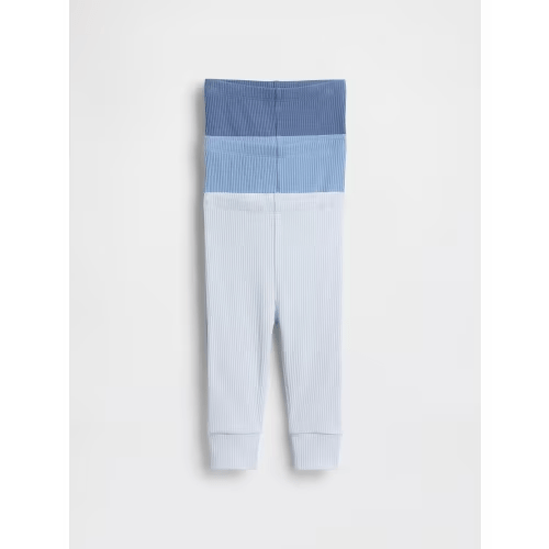 Baby First Favorites TinyRib Pants (3-Pack) - Color Bainbridge Blue (0-3 month)