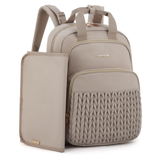Amazon.com: mommore Diaper Bag Backpack, Large Travel Baby Bag for Daily Essentials | Stylish Diaper Backpack for Toddler, Insulated Pockets, Changing Pad & Stroller Straps for Outdoor Trip