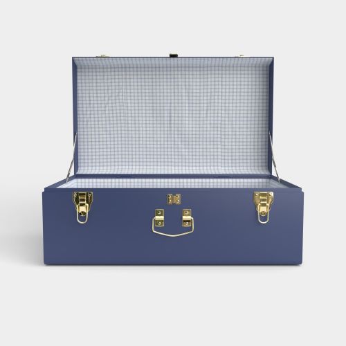 Grand Trunk - Navy - Picnic in Blue / No Embroidery