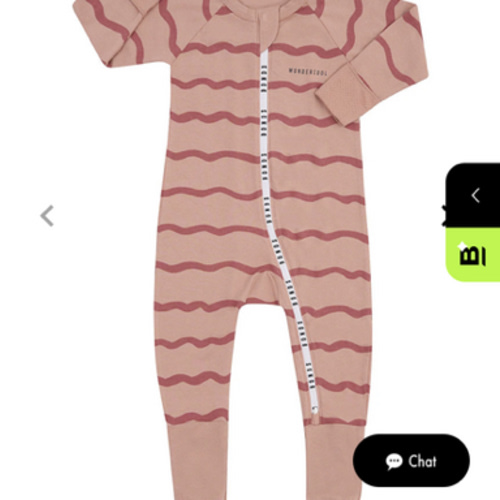 Bonds Wondercool Zip Wondersuit 3-6 months | Baby Baby Coverall | BX49A