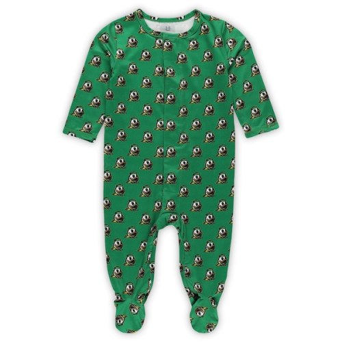 Newborn & Infant ZooZatz Green Oregon Ducks Magnetic Closure Sleeper