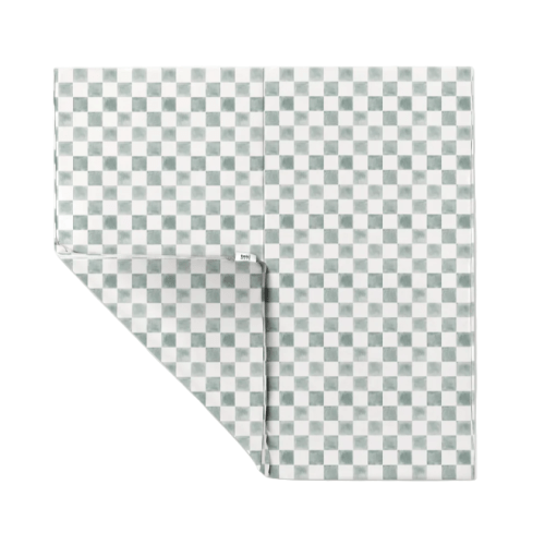 Toki Kids Vegan Leather Mat Standard, CHECKER MATCHA