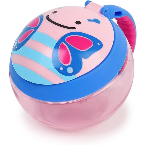 Skip Hop Baby Snack Container, Mealtime Snack Cup, Butterfly