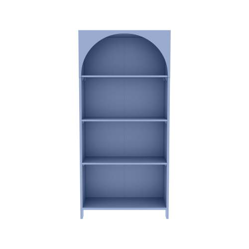 House of Happy Arched Bookshelf, Blue