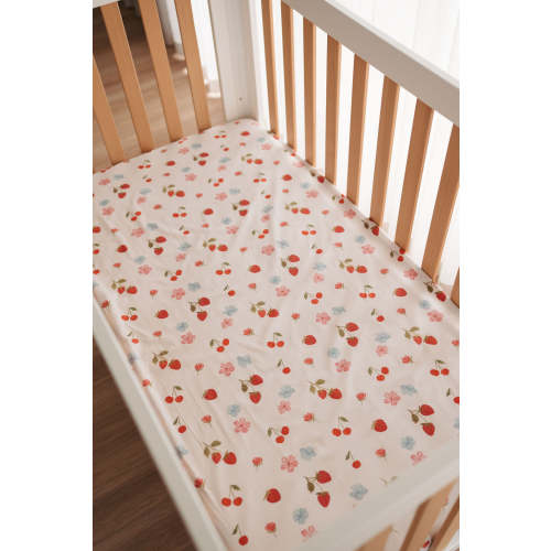 Waterproof Fitted Cot Sheet - Evie
