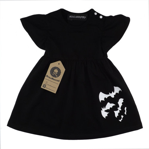 Bats dress black - Metallimonsters Ltd