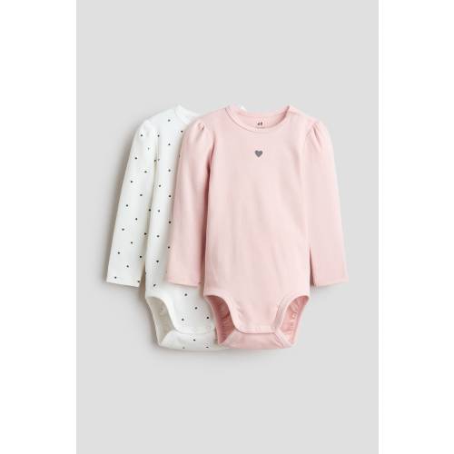 2-PACK COTTON BODYSUITS